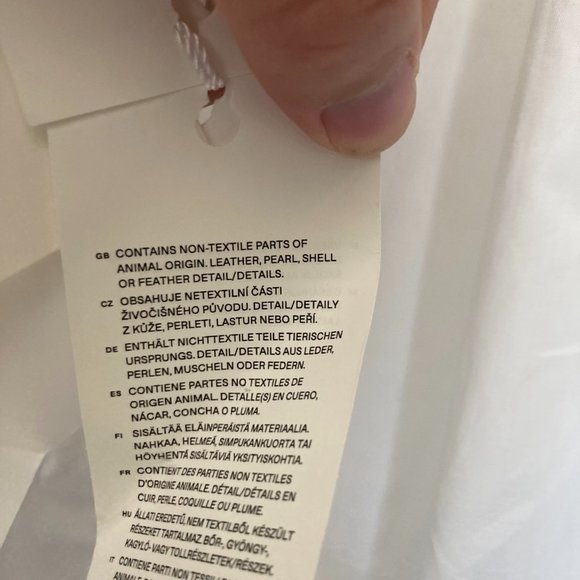 NWT Arket Fitted Poplin Button-Up Shirt - Picture 6 of 8